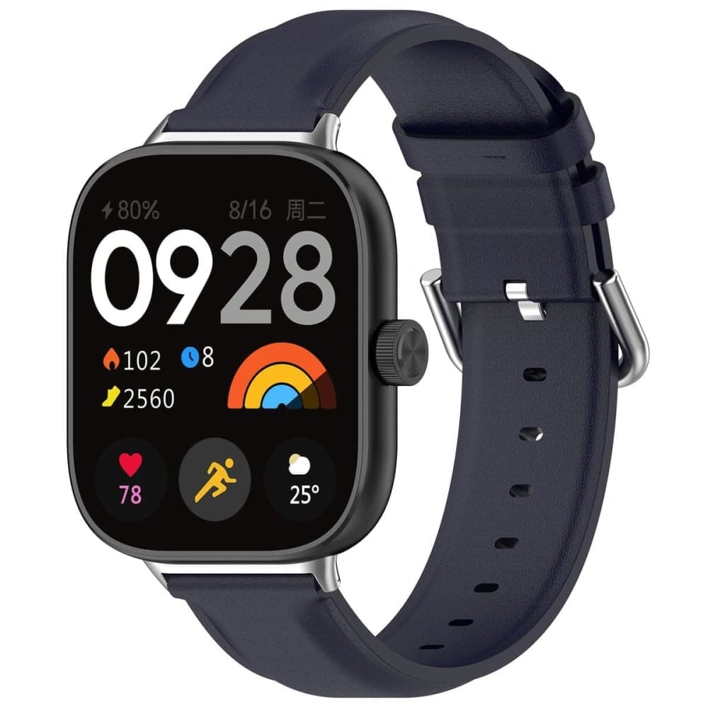 Pasek Bizon Strap Watch Casual do Redmi Watch 4 / Xiaomi Smart Band 9 Pro / 8 Pro tmavě modrý