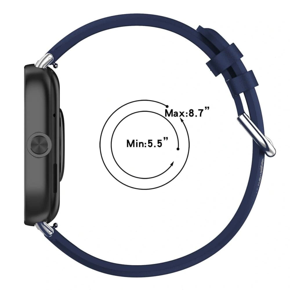 Pasek Bizon Strap Watch Casual do Redmi Watch 4 / Xiaomi Smart Band 9 Pro / 8 Pro tmavě modrý - 4