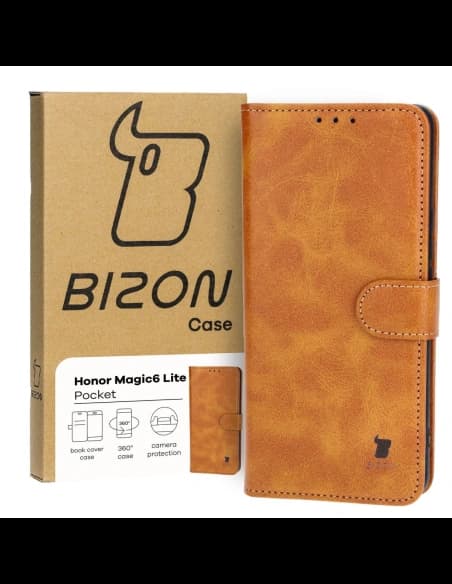 Bizon Case Pocket Honor Magic6 Lite barna