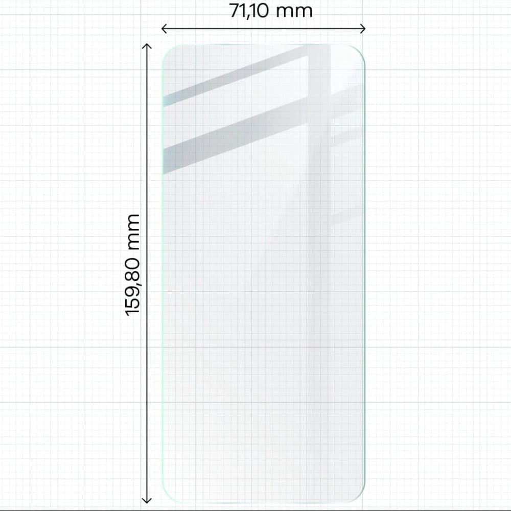Tvrzené sklo Bizon Glass Clear 2 pro Realme C67 4G - 2