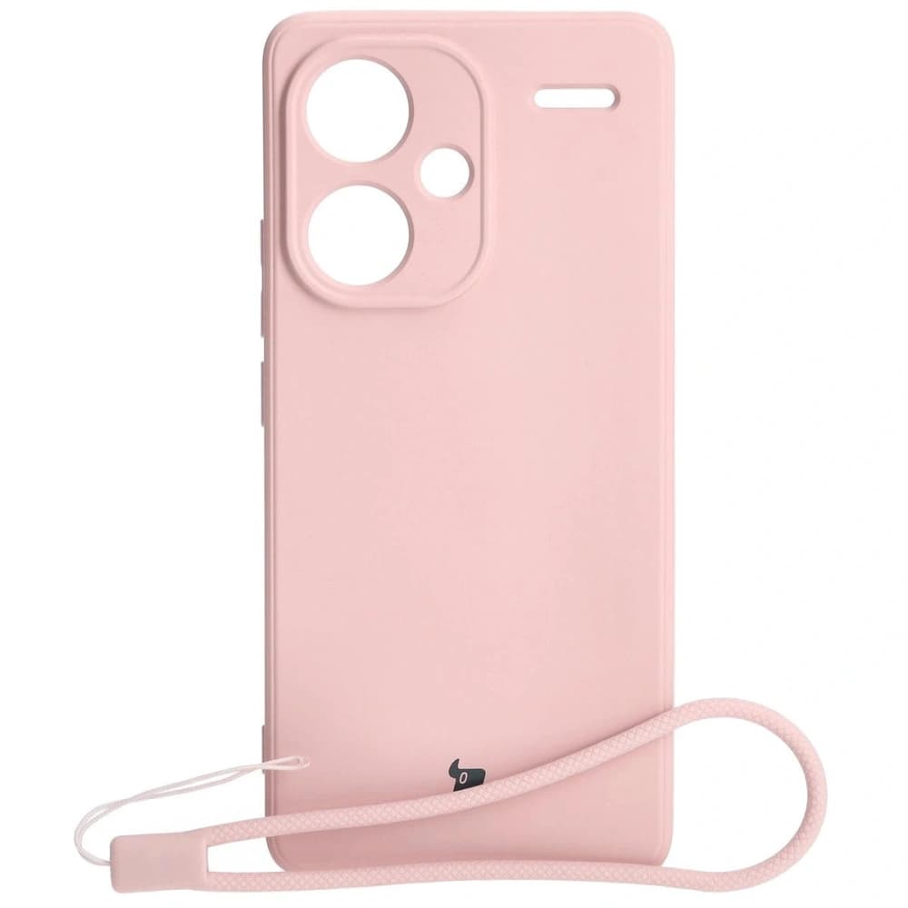 Culoare roz deschis pentru carcasă din silicon Bizon Sq Xiaomi Redmi Note 13 Pro+ 5G - 1
