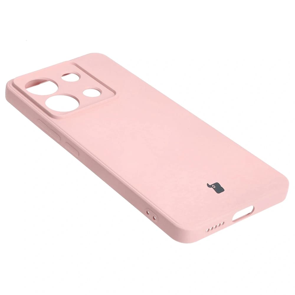 Bizon Case Silicone Sq Xiaomi Poco X6 / Xiaomi Redmi Note 13 Pro 5G light pink - 4