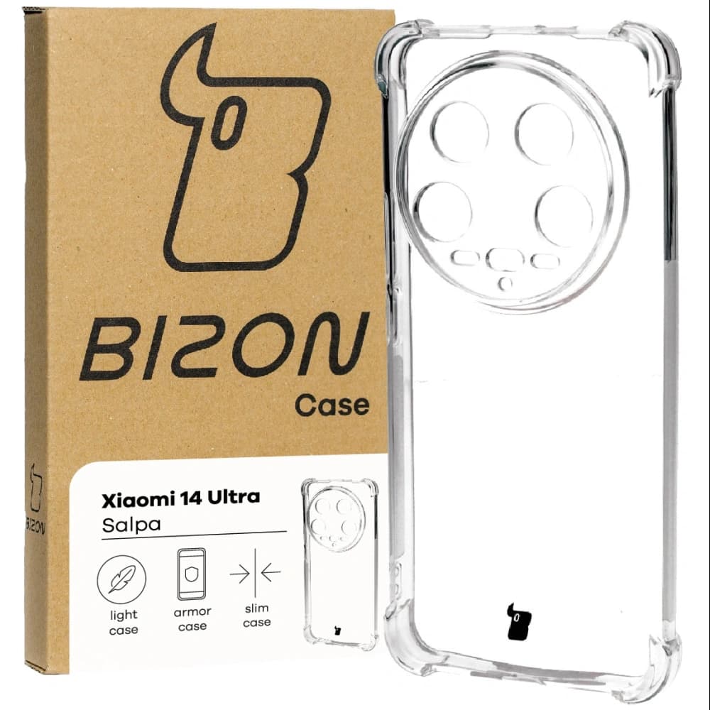Bizon Case Salpa Xiaomi 14 Ultra átlátszó