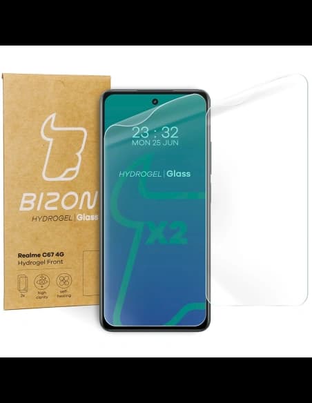 Bizon Glass Hydrogel Front Realme C67 4G [2 PACK]