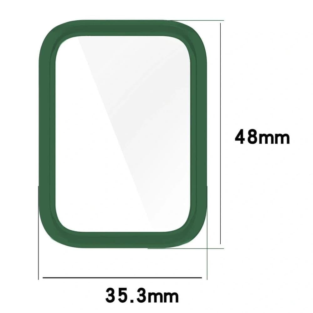 Etui Bizon Case Watch Felipe do Xiaomi Smart Band 8 Pro zielone - 2