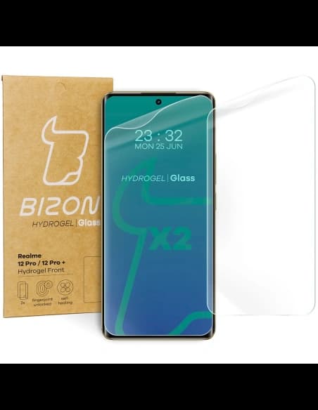 Bizon Glass Hydrogel Front Realme 12 Pro / 12 Pro+ [2 PACK]