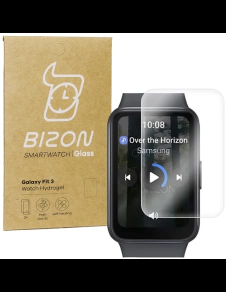 Bizon Glass Watch Hydrogel Samsung Galaxy Fit 3 [2 PACK]