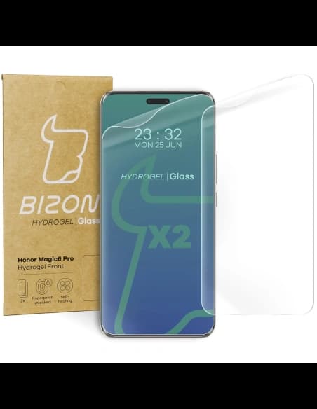 Bizon Glass Hydrogel Előlap Honor Magic6 Pro [2 PACK]