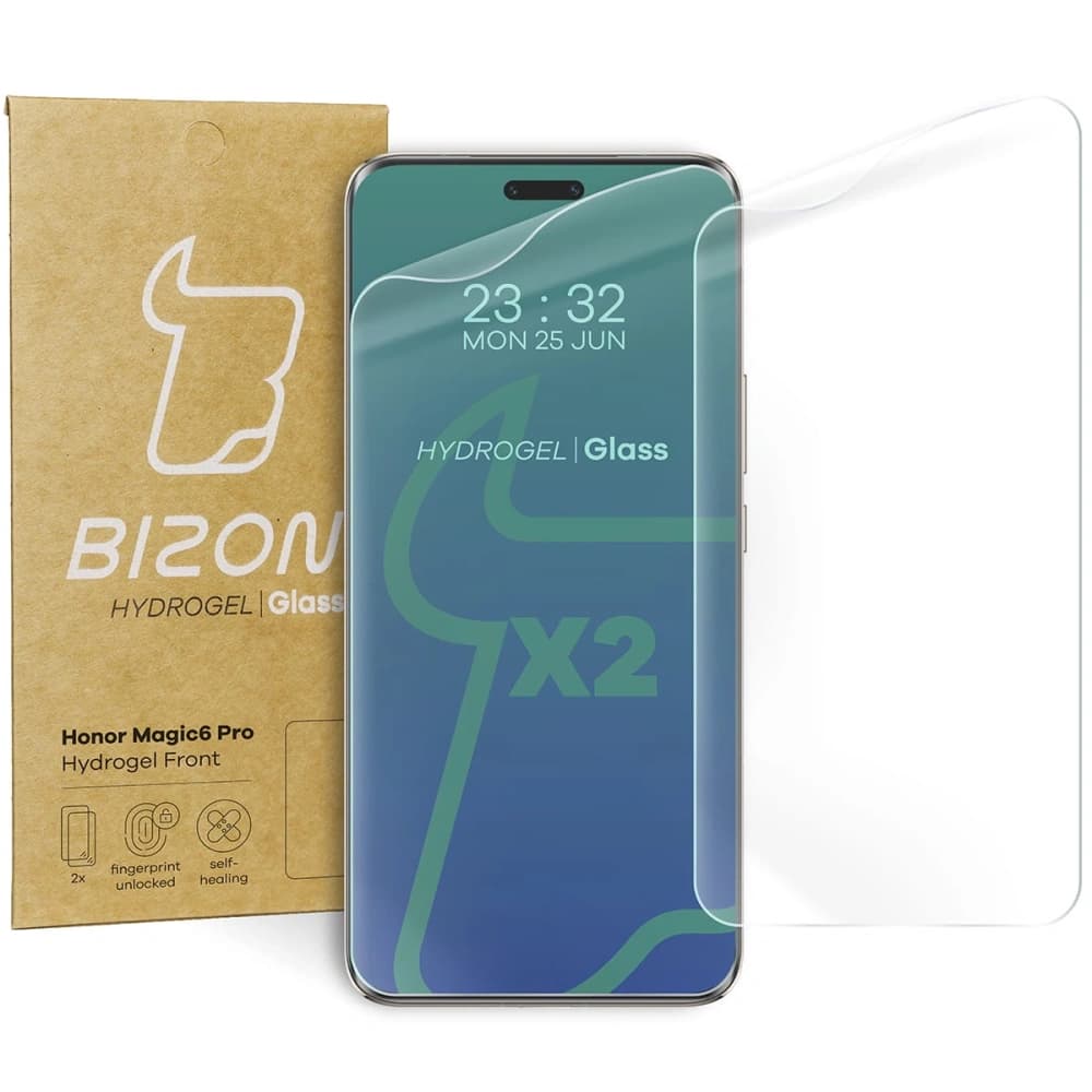 Bizon Glass Hydrogel Előlap Honor Magic6 Pro [2 PACK] - 1