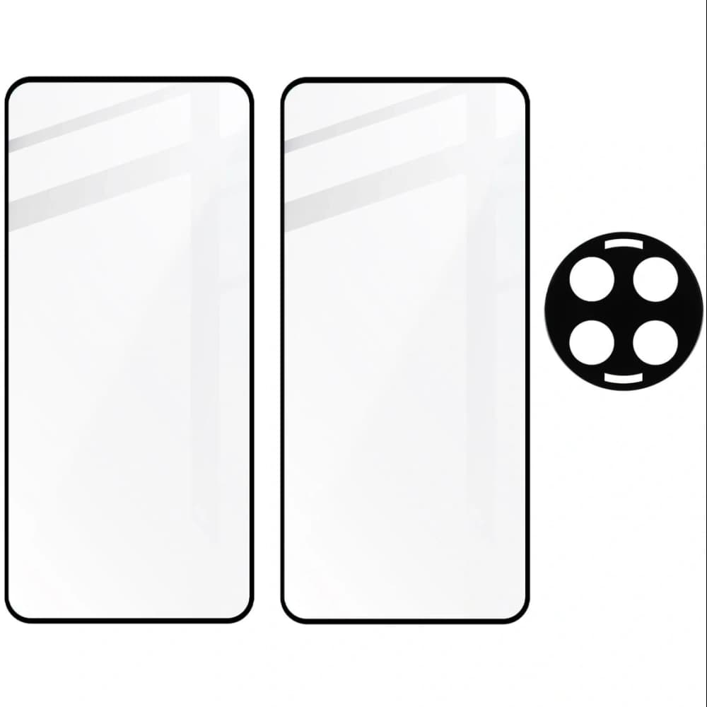 BIZON Edge 3D 2x sticlă pentru ecran + sticlă pentru cameră OnePlus 12R - 5