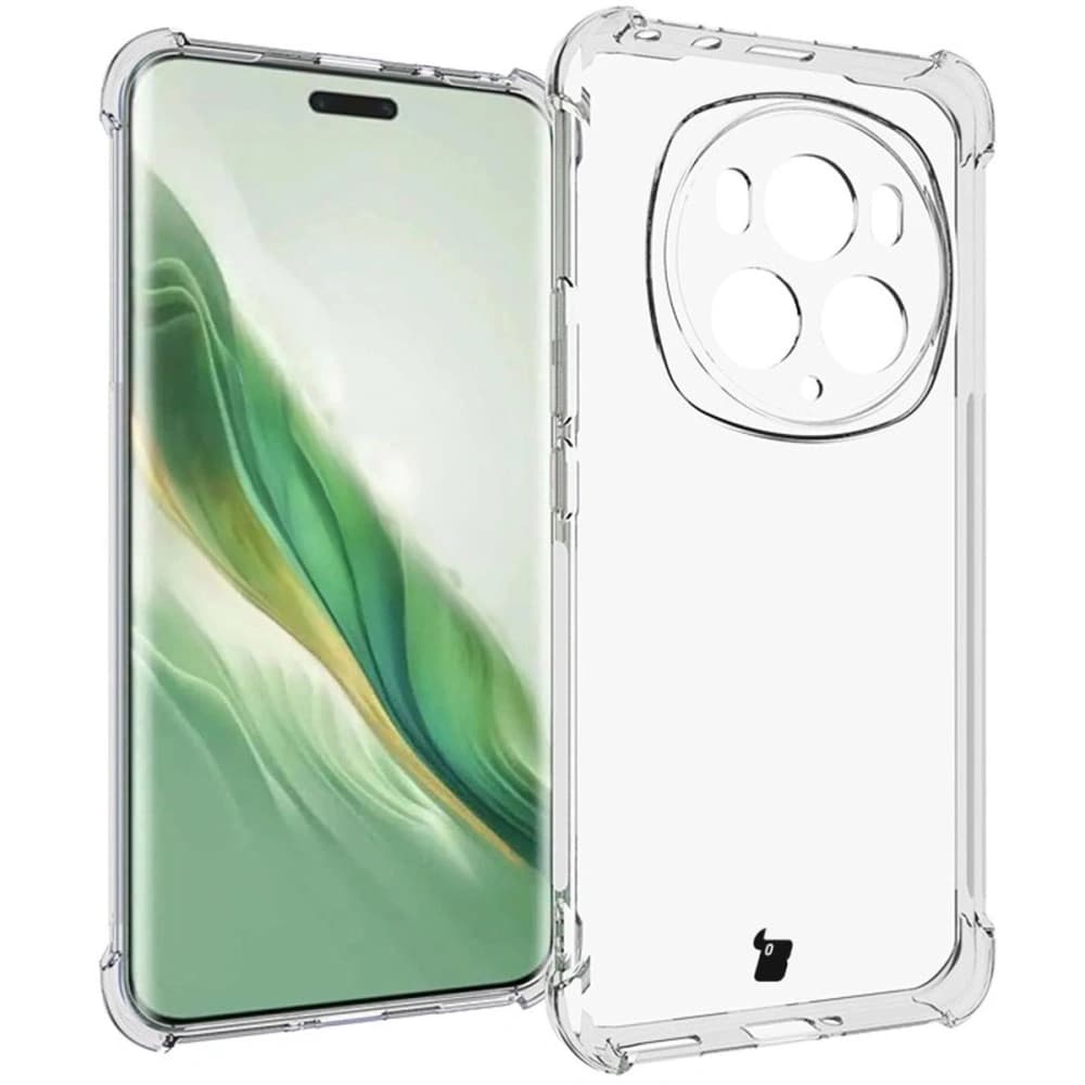 Bizon Case Clear Pack carcasa + 2x film protector pentru ecran Honor Magic6 Pro transparent - 3