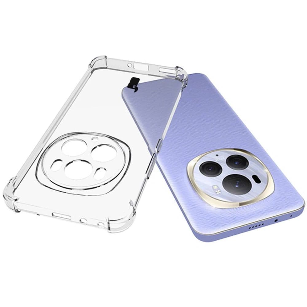 Bizon Case Clear Pack carcasa + 2x film protector pentru ecran Honor Magic6 Pro transparent - 5