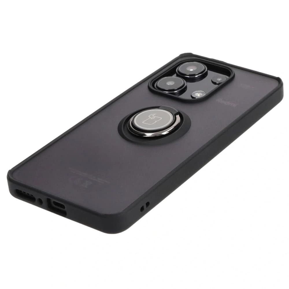Bizon Case Hybrid Ring Xiaomi Redmi Note 13 4G smoky with a black frame - 3