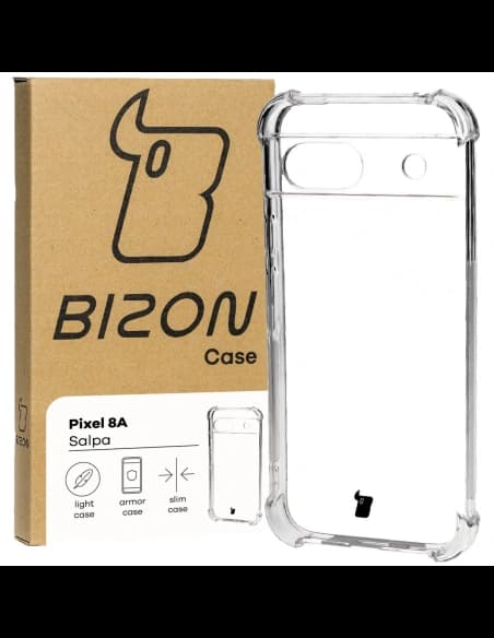 Bizon Case Salpa Pixel 8A átlátszó