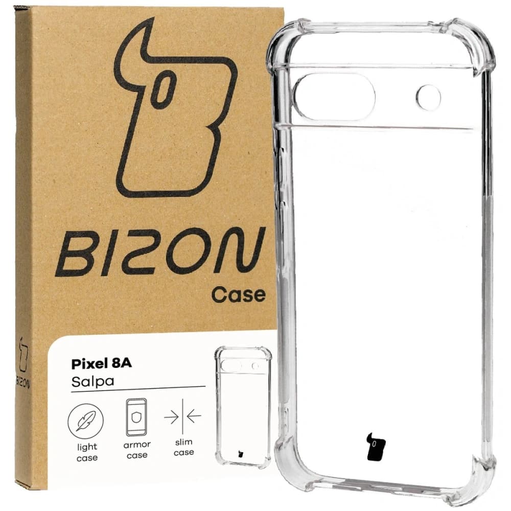 Bizon Case Salpa Pixel 8A átlátszó - 1