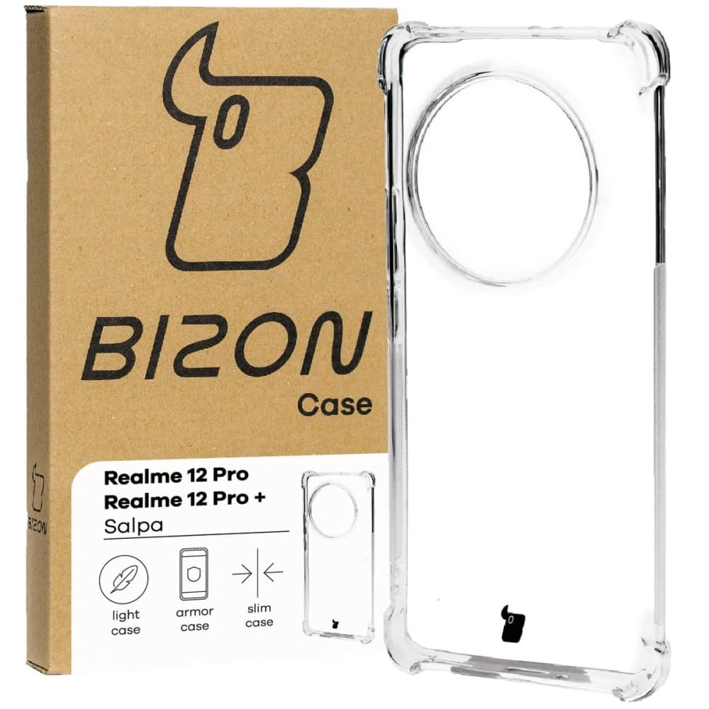 Bizon Case Salpa für Realme 12 Pro/12 Pro+ klar - 1