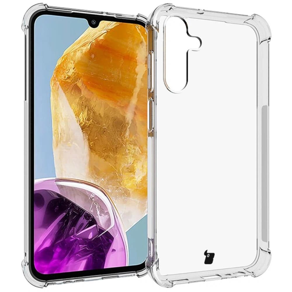 Etui Bizon Case Salpa do Samsung Galaxy M15 5G průhledné - 3