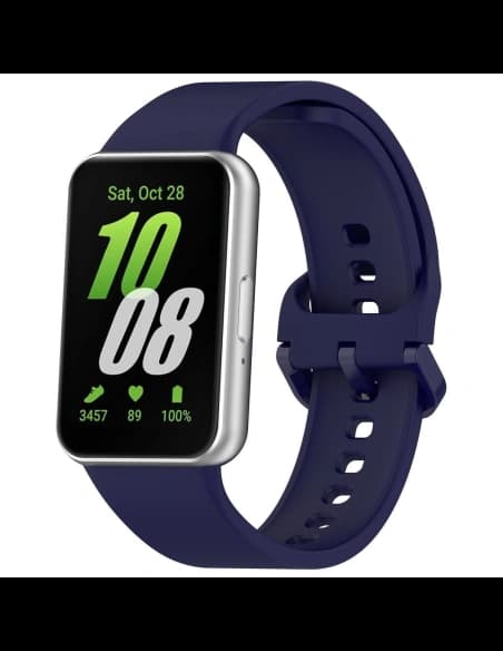 Bizon Strap Watch Silicone Samsung Galaxy Fit 3 marineblau
