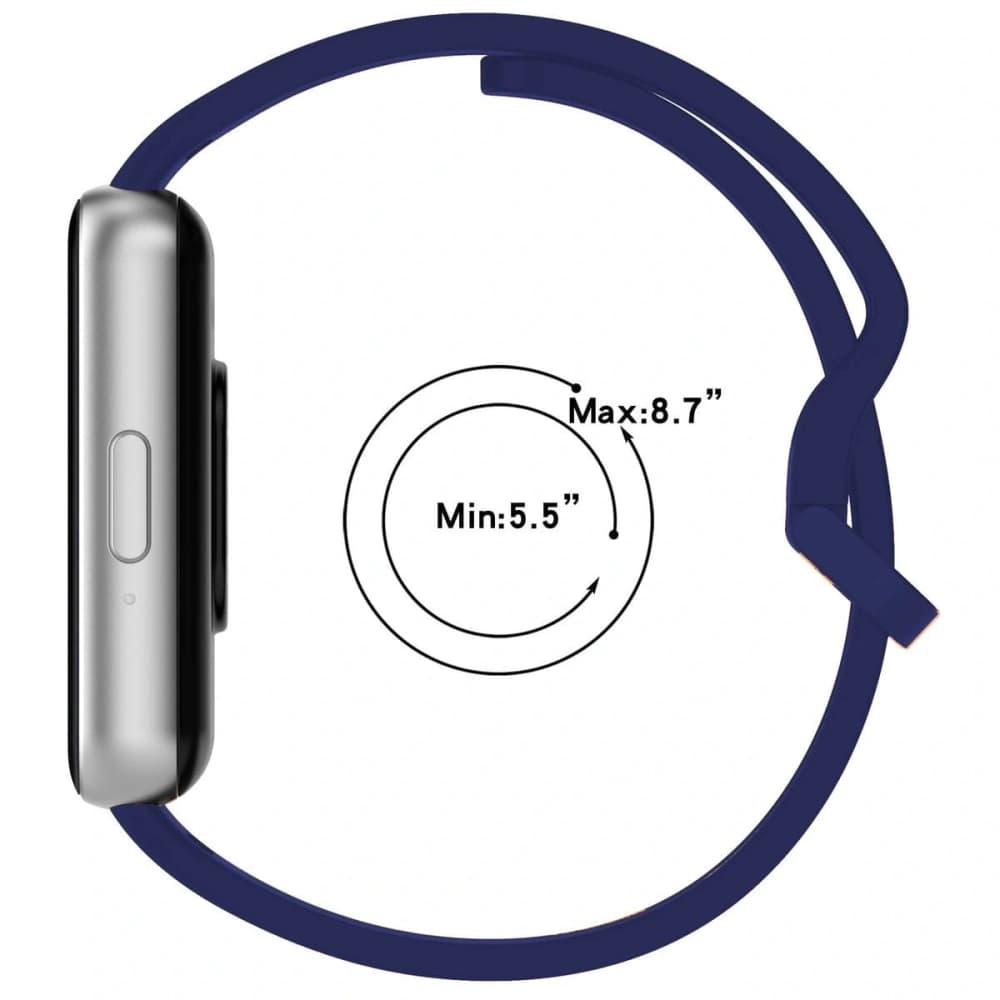 Bizon Strap Watch Silicone Samsung Galaxy Fit 3 marineblau - 6