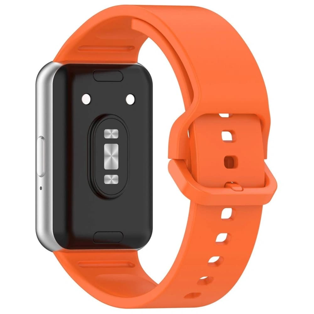 Bizon Strap Uhr Silikon Samsung Galaxy Fit 3 Karotte - 4