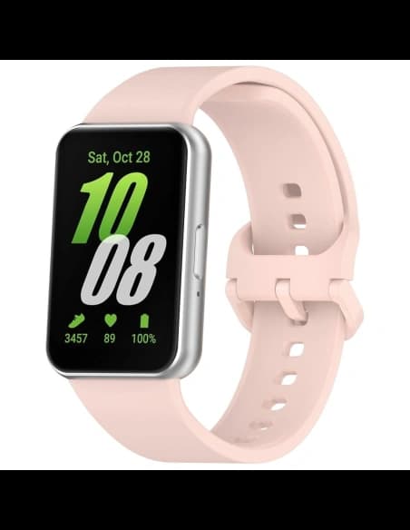 Bizon Strap Watch Silikon Samsung Galaxy Fit 3 pink