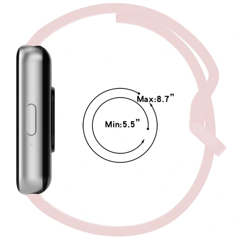 Bizon Strap Watch Silikon Samsung Galaxy Fit 3 pink - 6