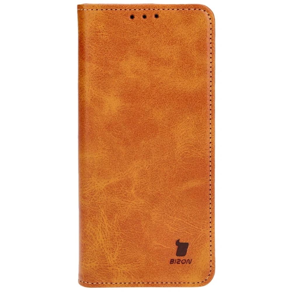 Etui s klopou Bizon Case Pocket Pro pro Motorola Moto G34 5G hnědé - 3