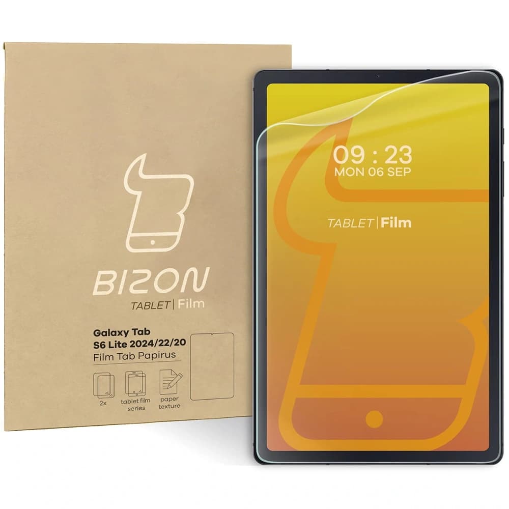 Bizon Film Tab Papirus Samsung Galaxy Tab S6 Lite 2024/2022/2020 [2 PACK] - 1