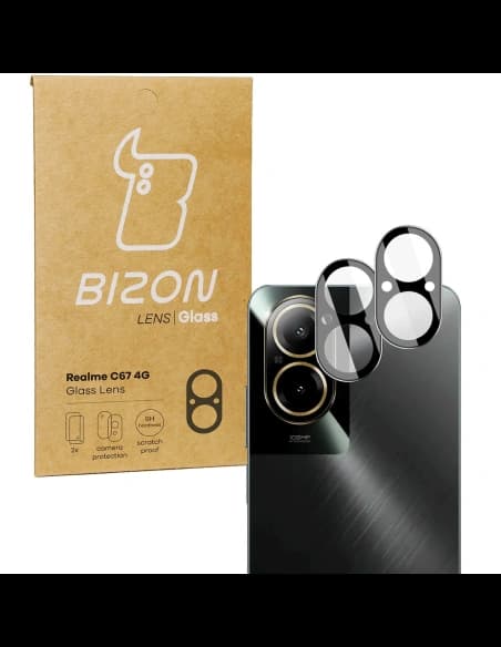 Bizon Glaslinse Realme C67 4G [2 PACK]