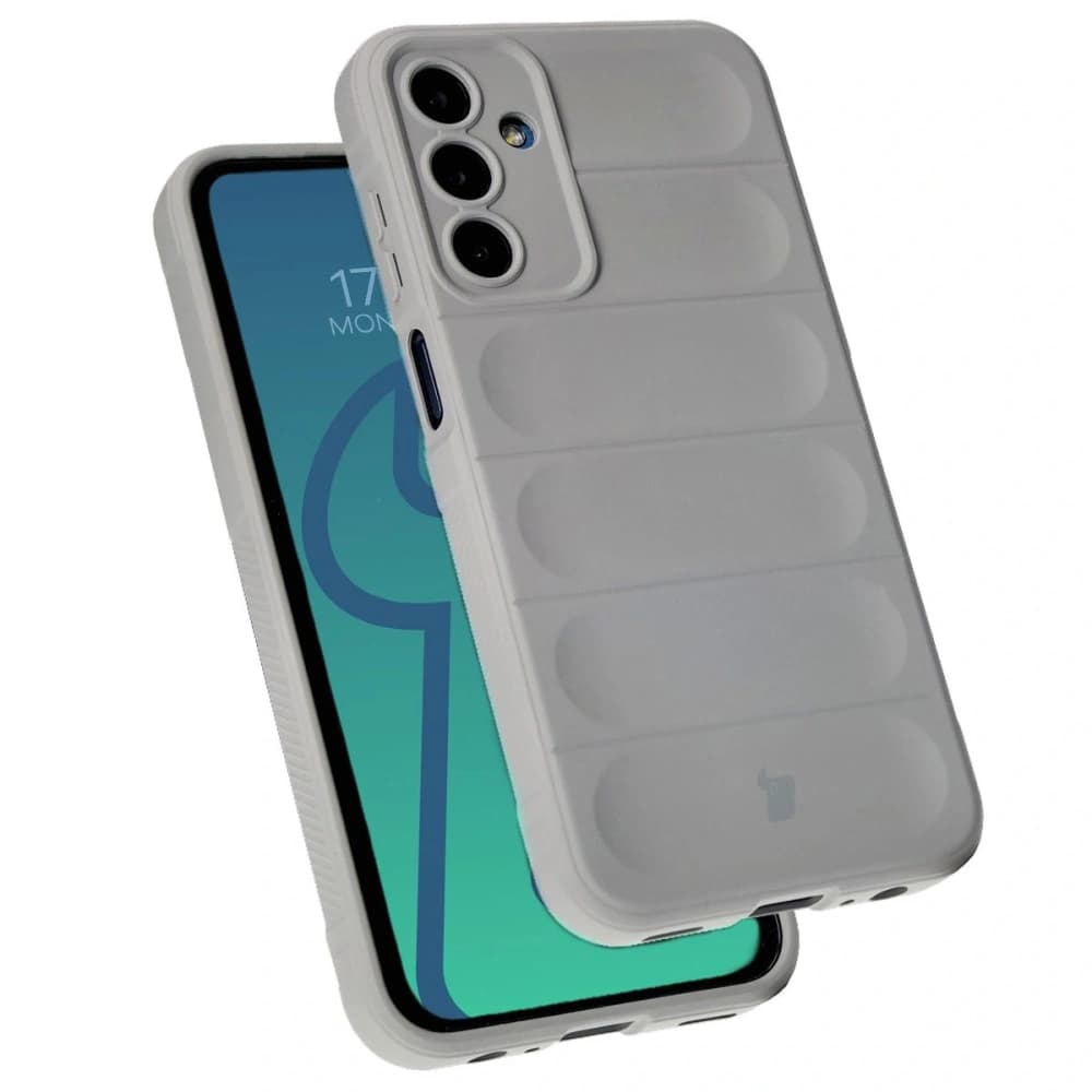 Pancéřové pouzdro Bizon Case Tur do Samsung Galaxy M15 5G jasně šedé