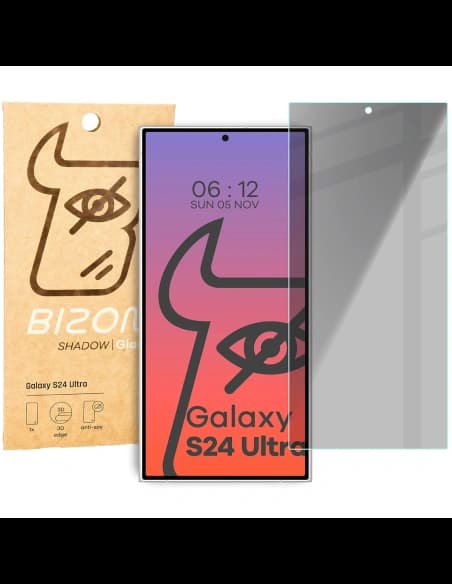 Bizon Glass Clear Shadow Samsung Galaxy S24 Ultra nuanțat