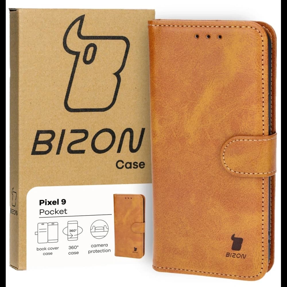 Bizon Case Pocket Google Pixel 9 / 9 Pro braun - 2