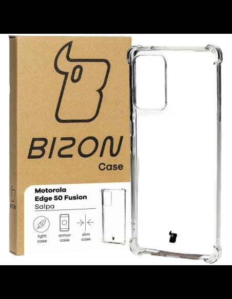 Bizon Case Salpa Motorola Edge 50 Fusion klar