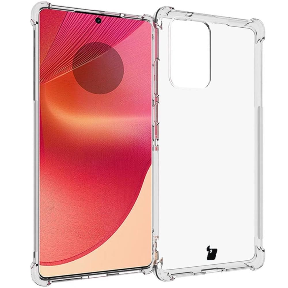 Elastické pouzdro Bizon Case Salpa pro Motorola Edge 50 Fusion průhledné - 3