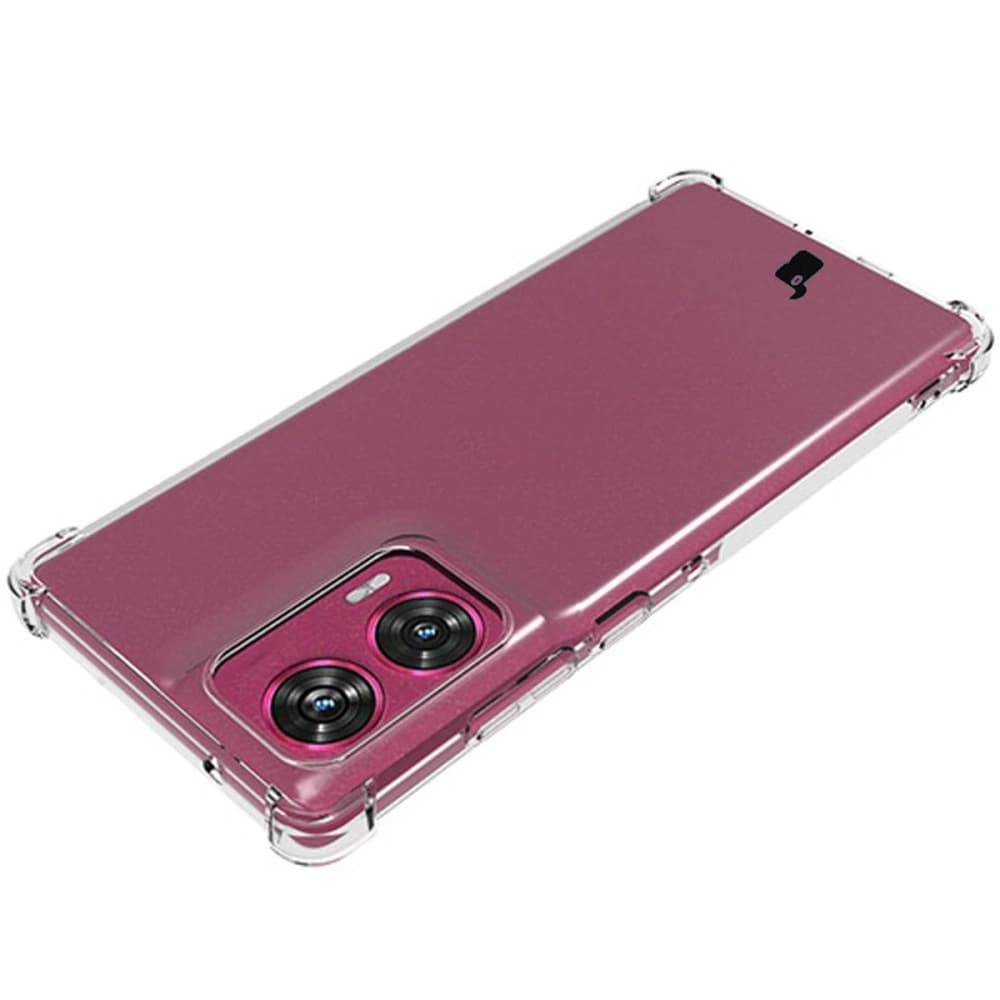 Elastické pouzdro Bizon Case Salpa pro Motorola Edge 50 Fusion průhledné - 6