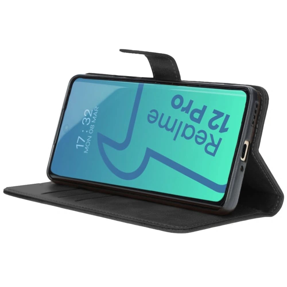 Pouzdro s klopou Bizon Case Pocket pro Realme 12 Pro / 12 Pro+ černé - 6