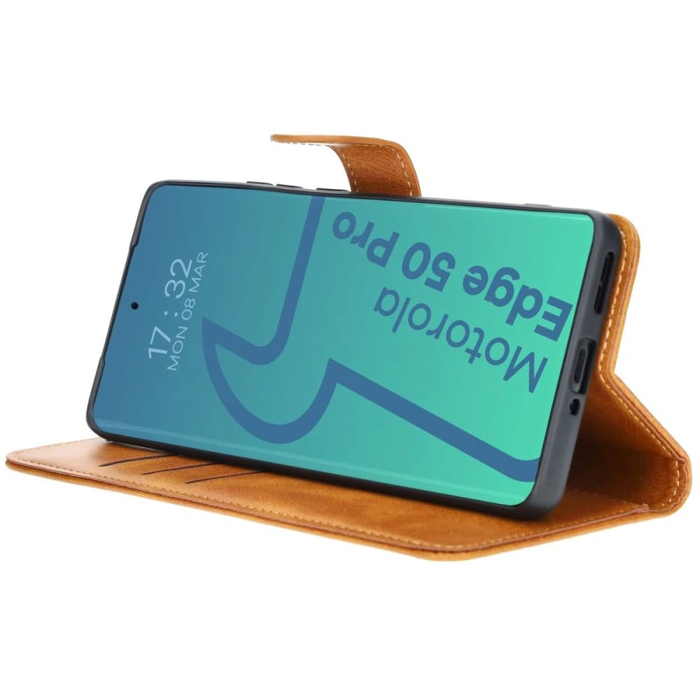 Bizon tok zsebre Motorola Edge 50 Pro barna - 6