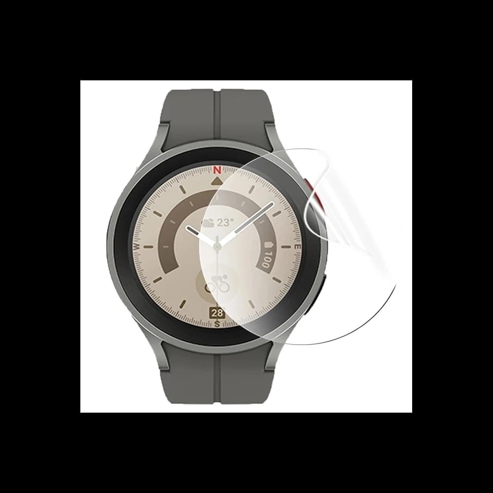 Folie hydrogelové na displej Bizon Glass Watch Hydrogel pro Samsung Galaxy Watch 5 Pro 45 mm [2 PACK] - 2