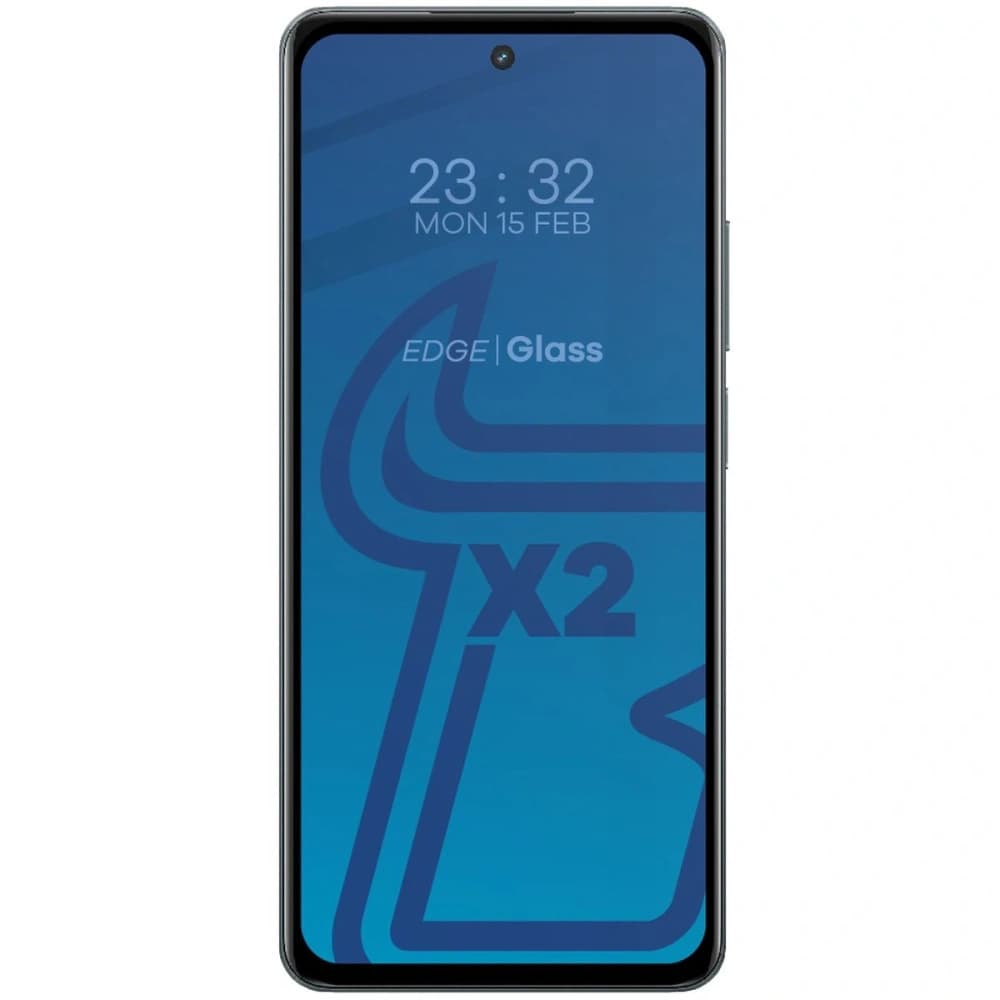 BIZON Edge 2x Bildschirmglas + Kameraglas Realme C67 4G - 4