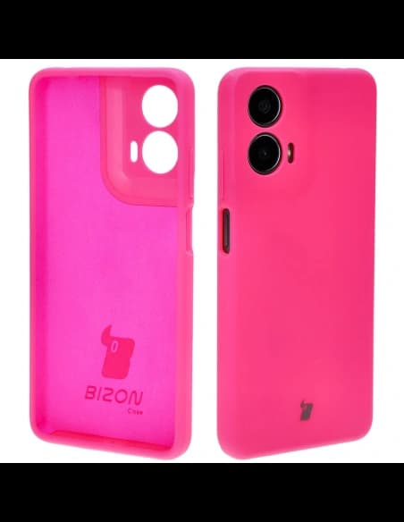 Bizon Soft Case Motorola Moto G24 / G24 Power neon pink