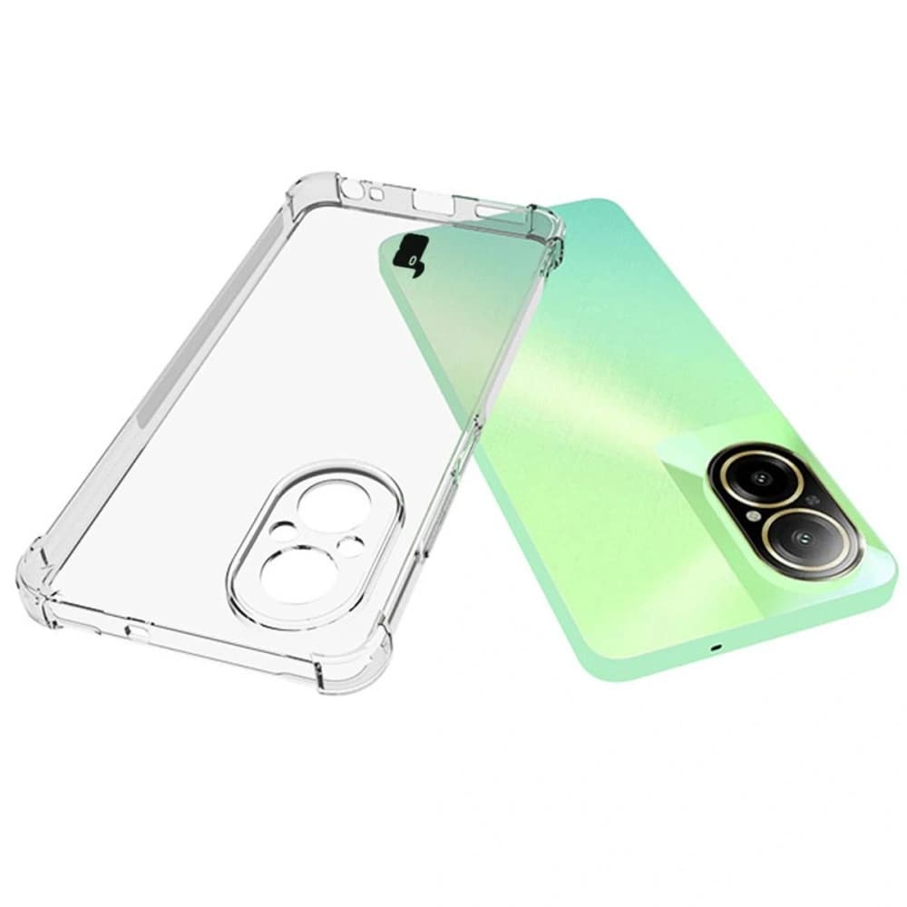 Bizon Case Clear Pack carcasă + 2x sticlă de protecție pentru ecran Realme C67 4G transparentă - 5