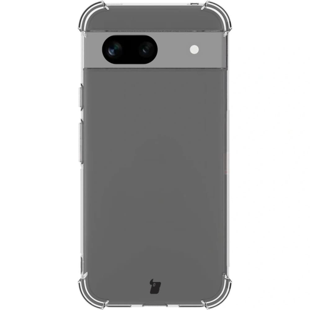 Bizon Case Clear Pack tok + 2x képernyőüveg Google Pixel 8a átlátszó - 2
