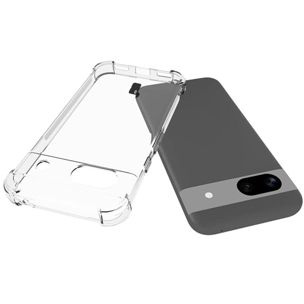 Bizon Case Clear Pack tok + 2x képernyőüveg Google Pixel 8a átlátszó - 5