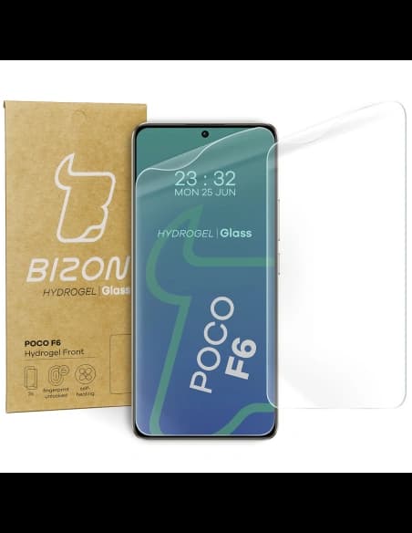 Bizon Glass Hydrogel Front Xiaomi Poco F6 [2 PACK]
