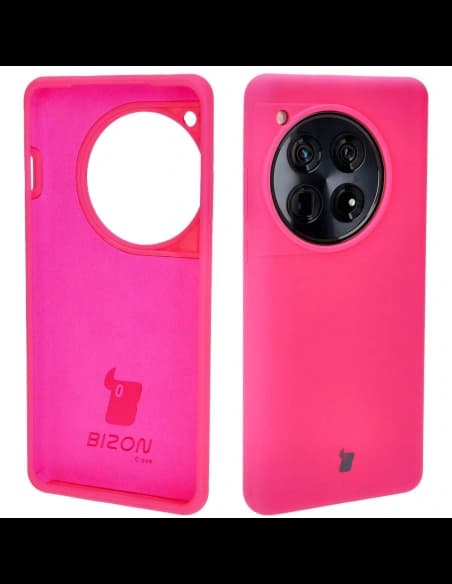Bizon Soft Case OnePlus 12 neon pink