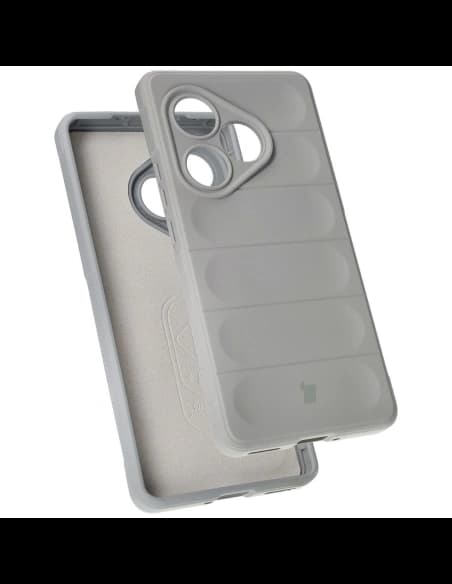 Pancéřové pouzdro Bizon Case Tur pro Realme GT 6 / GT 6T / GT Neo 6 / GT Neo 6 SE světle šedé