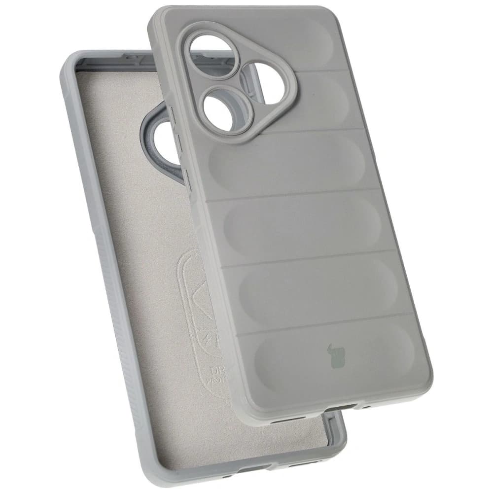 Pancéřové pouzdro Bizon Case Tur pro Realme GT 6 / GT 6T / GT Neo 6 / GT Neo 6 SE světle šedé - 1
