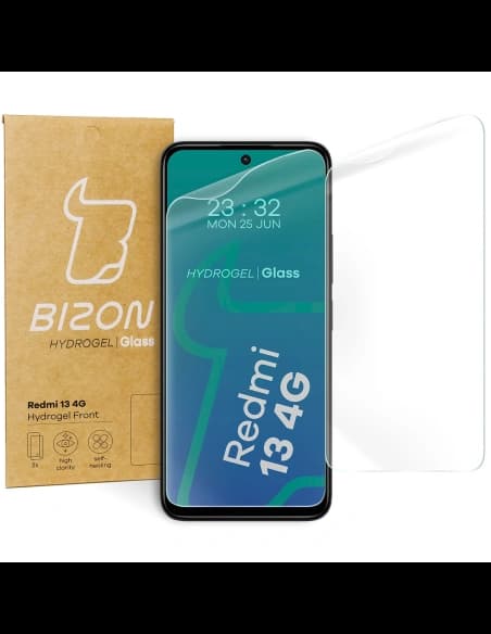 Bizon Glass Hydrogel Elöl Xiaomi Redmi 13 4G [2 PACK]