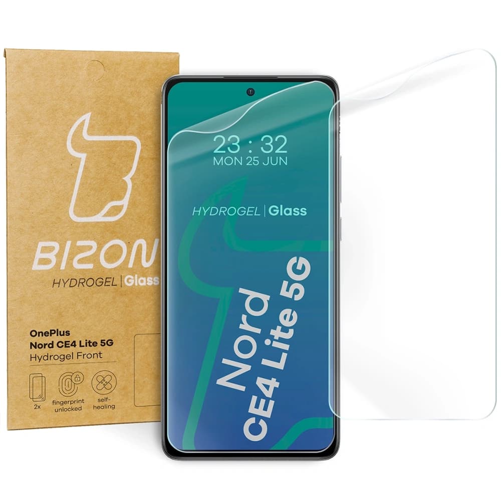 Bizon Glass Hydrogel Front OnePlus Nord CE4 Lite 5G [2 PACK] - 1