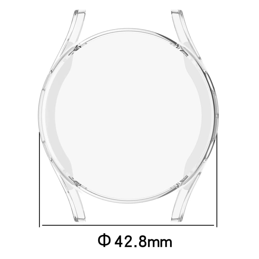 Etui Bizon Case Watch Felipe do Samsung Galaxy Watch 7 40 mm przezroczyste - 2